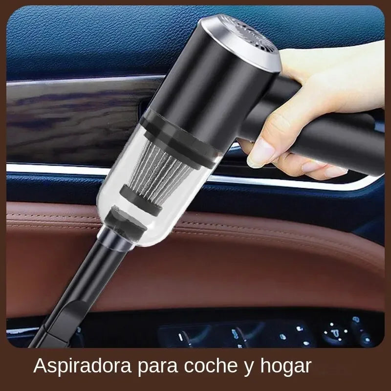 Aspirador de pó sem fio para carro, 9000Pa, carregamento USB, 1200mAh, aparelho de limpeza portátil, mini aspirador de pó doméstico, molhado e seco